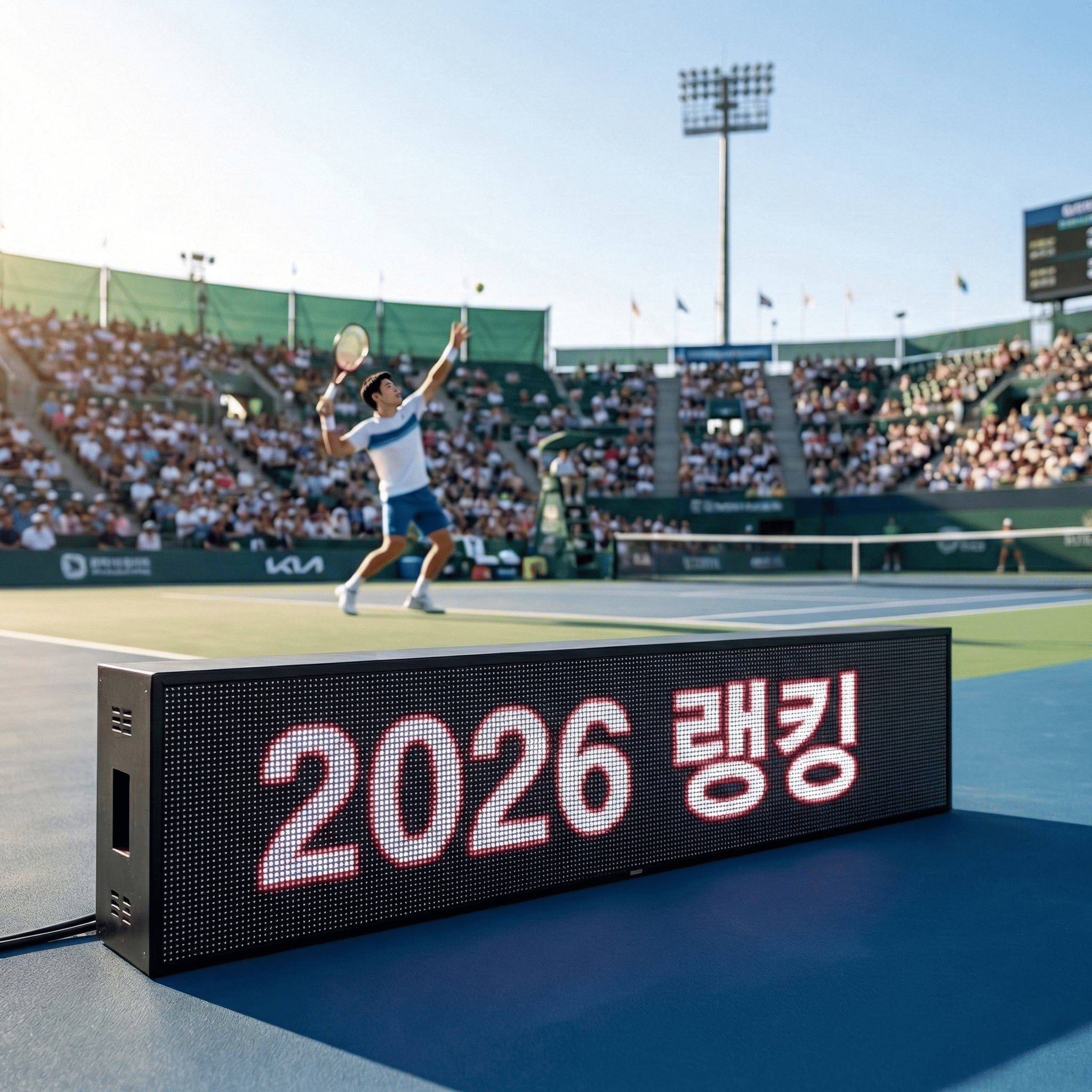 2026년 한국 남자 테니스 선수 랭킹 - KTA 공식 랭킹 분석