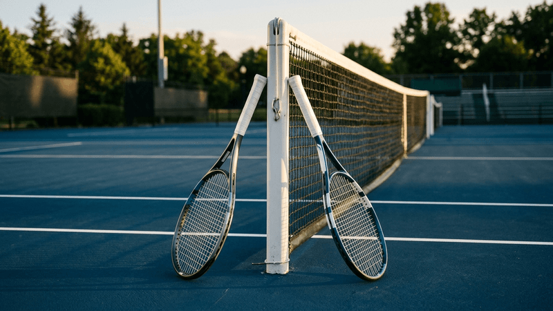 테니스 네트 위 스포츠맨십